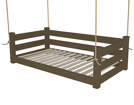 Southern Yellow Pine Modern Swingbed w/ Rope