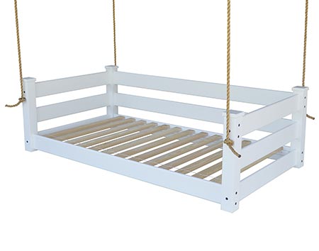 Southern Yellow Pine Modern Swingbed w/ Rope