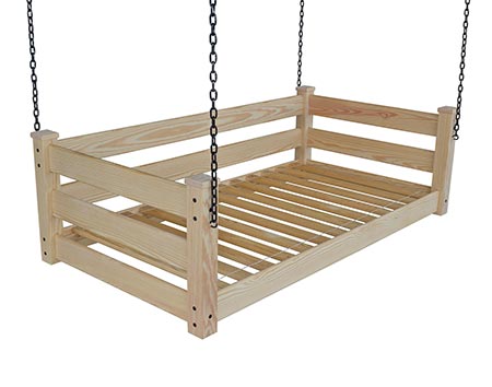 Southern Yellow Pine Modern Swingbed w/ Chain