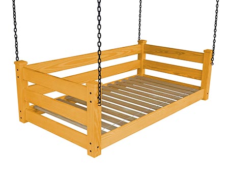 Southern Yellow Pine Modern Swingbed w/ Chain