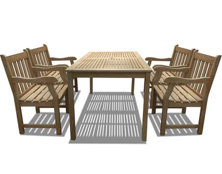 Acacia Straight Top Armchair