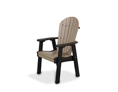 Poly Lumber Adirondack Dining Arm Chair