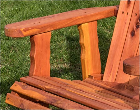 Eastern Red Cedar Adirondack Rocker