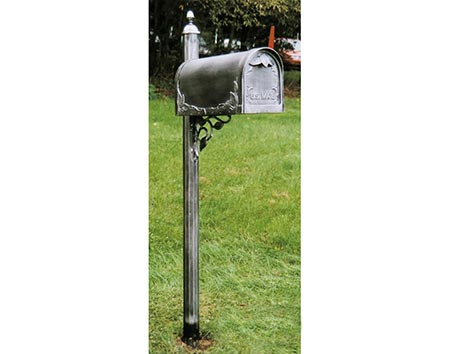 Aluminum Albion Direct Burial Mailbox Post