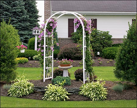 Vinyl Classic Two Hoop Arbor