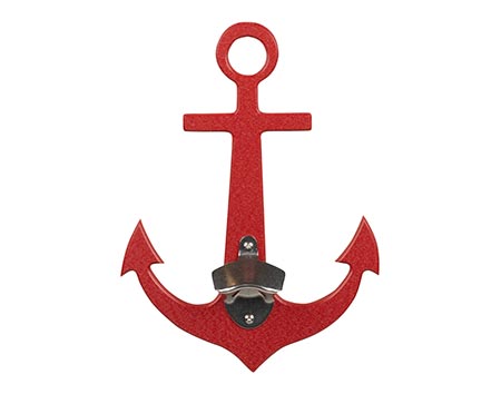 Wall Mount Bottle Opener - Anchor