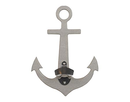 Wall Mount Bottle Opener - Anchor