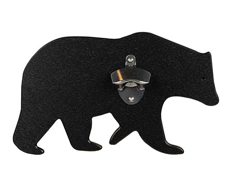 Wall Mount Bottle Opener - Bear