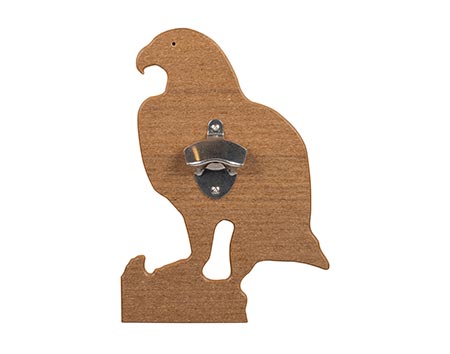 Wall Mount Bottle Opener - Eagle