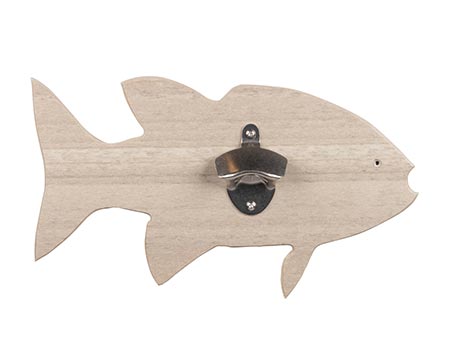 Wall Mount Bottle Opener - Fish