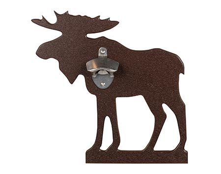 Wall Mount Bottle Opener - Moose