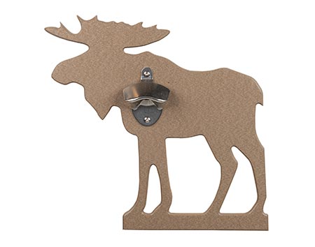 Wall Mount Bottle Opener - Moose