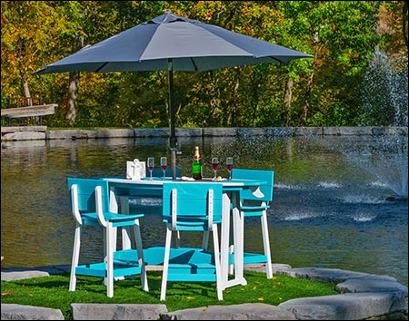 Nautical Themed Table w/4 Chairs