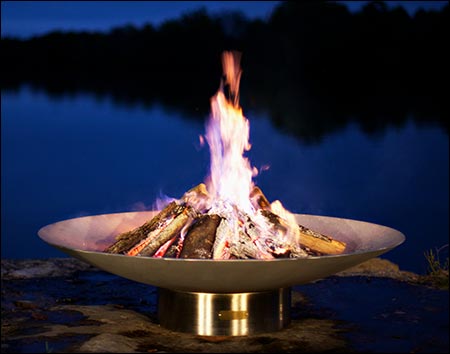 Carbon Steel Oasis Fire Pit