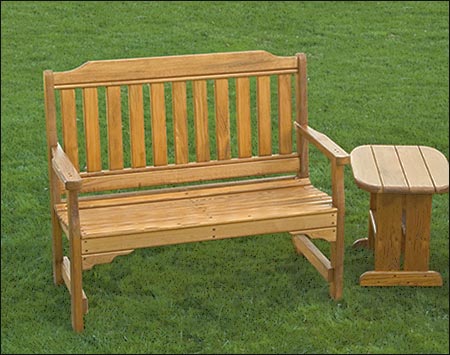 Cypress English Garden Bench