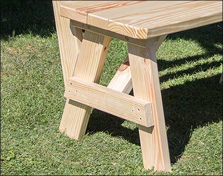 Treated Pine Wide Picnic Table w/ 2 Backed Benches and 2 Backless Benches