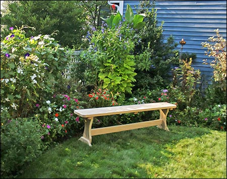 Treated Pine Trestle Garden Bench