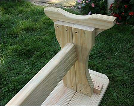 Treated Pine Trestle Garden Bench