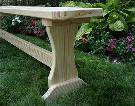 Treated Pine Trestle Picnic Table