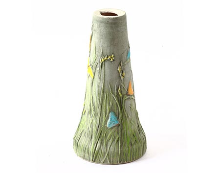 Ceramic Butterfly Meadow Bird Bath