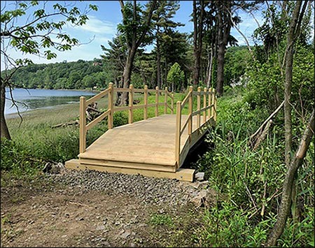 Double Rail Pedestrian Trail Bridge