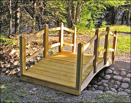 Double Rail Pedestrian Trail Bridge