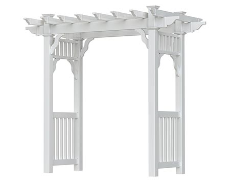 Vinyl Pergola Arbor