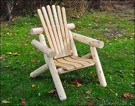 White Cedar Unstained Chair