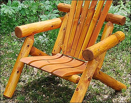 White Cedar Stained Chair