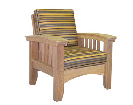 Cypress Mission Chair w/Sunbrella Cushions