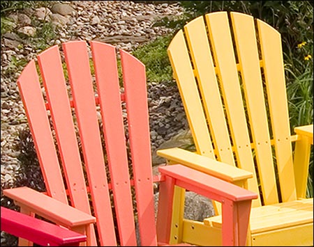 POLYWOOD Shell Back Dining Chair