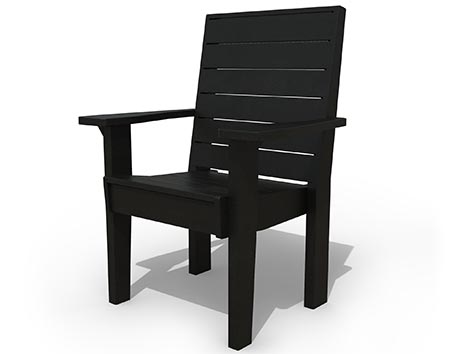 Poly Lumber Coastal Dining Arm Chair