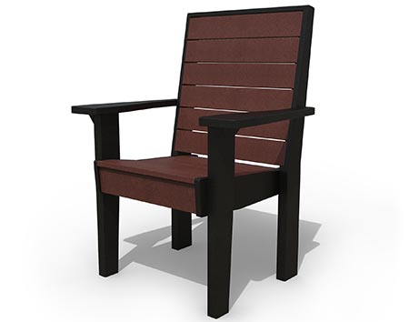 Poly Lumber Coastal Dining Arm Chair