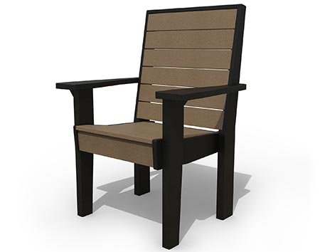 Poly Lumber Coastal Dining Arm Chair