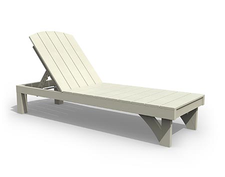 Poly Lumber Coastal Lounge Chair