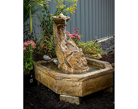 Concrete Tranquil Waters Fountain