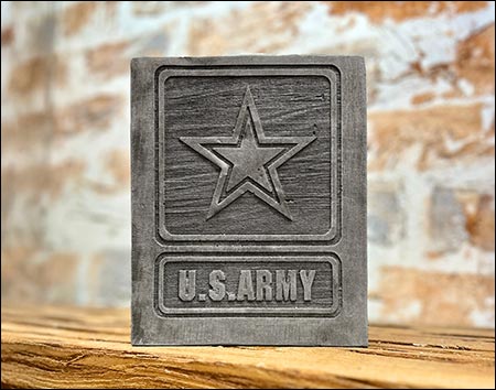 Concrete Army Patriotic Stone