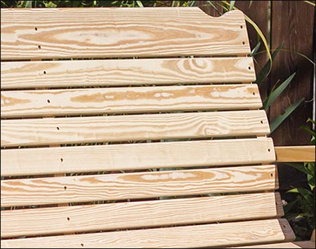 Treated Pine Crossback Garden Bench