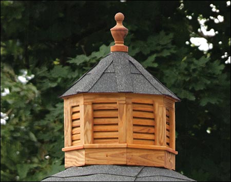 Red Cedar Octagon Cupola