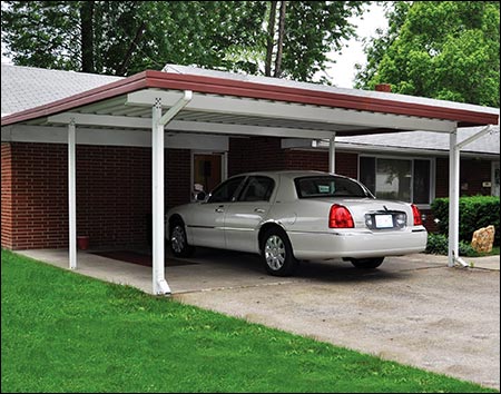 20' x 24' Sanford Double Bay Car Port Shown.