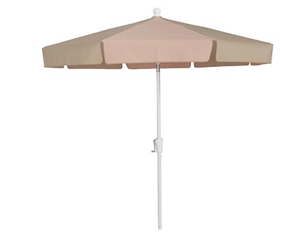 7.5 Octagon Commercial Outdura Umbrella w/Aluminum Pole, Fiberglass Ribs, Crank Lift and Auto Tilt