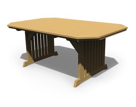 Treated Pine 6 English Garden Dining Table 