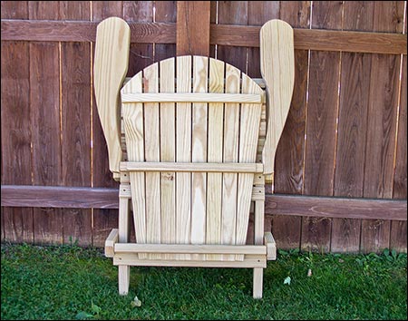 Treated Pine Folding Adirondack Chair