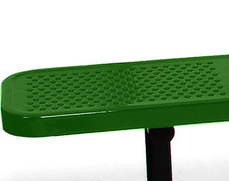 Perforated Players Garden Bench