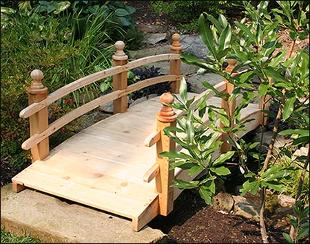 Red Cedar Camelot Double Rail Bridge