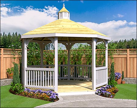 Vinyl Garden Gazebo