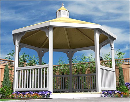 Vinyl Garden Gazebo