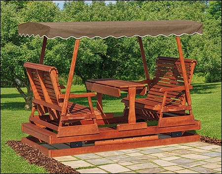 Treated Pine Mesa Glider
