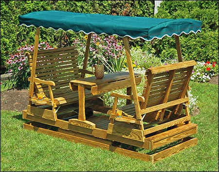 Treated Pine Mesa Glider