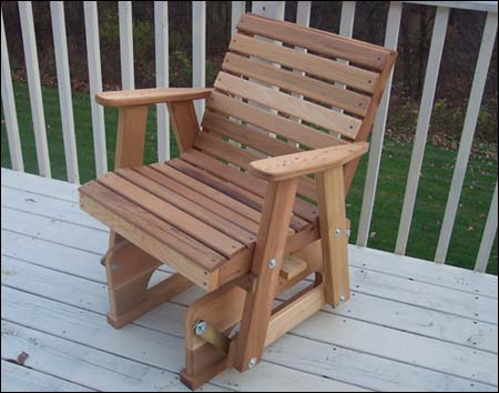 Red Cedar American Classic Glider Chair